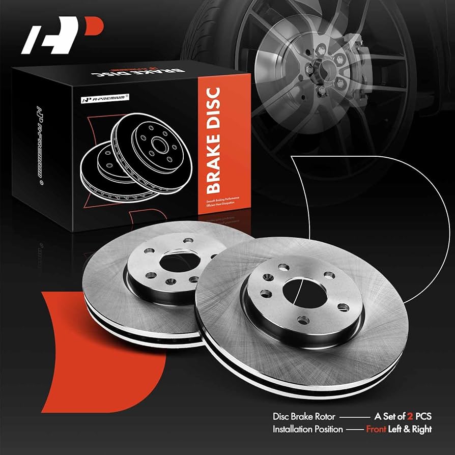 シボレー　DUB Amazon.com: A-Premium 12.64 inch (321mm) Front Vented Disc